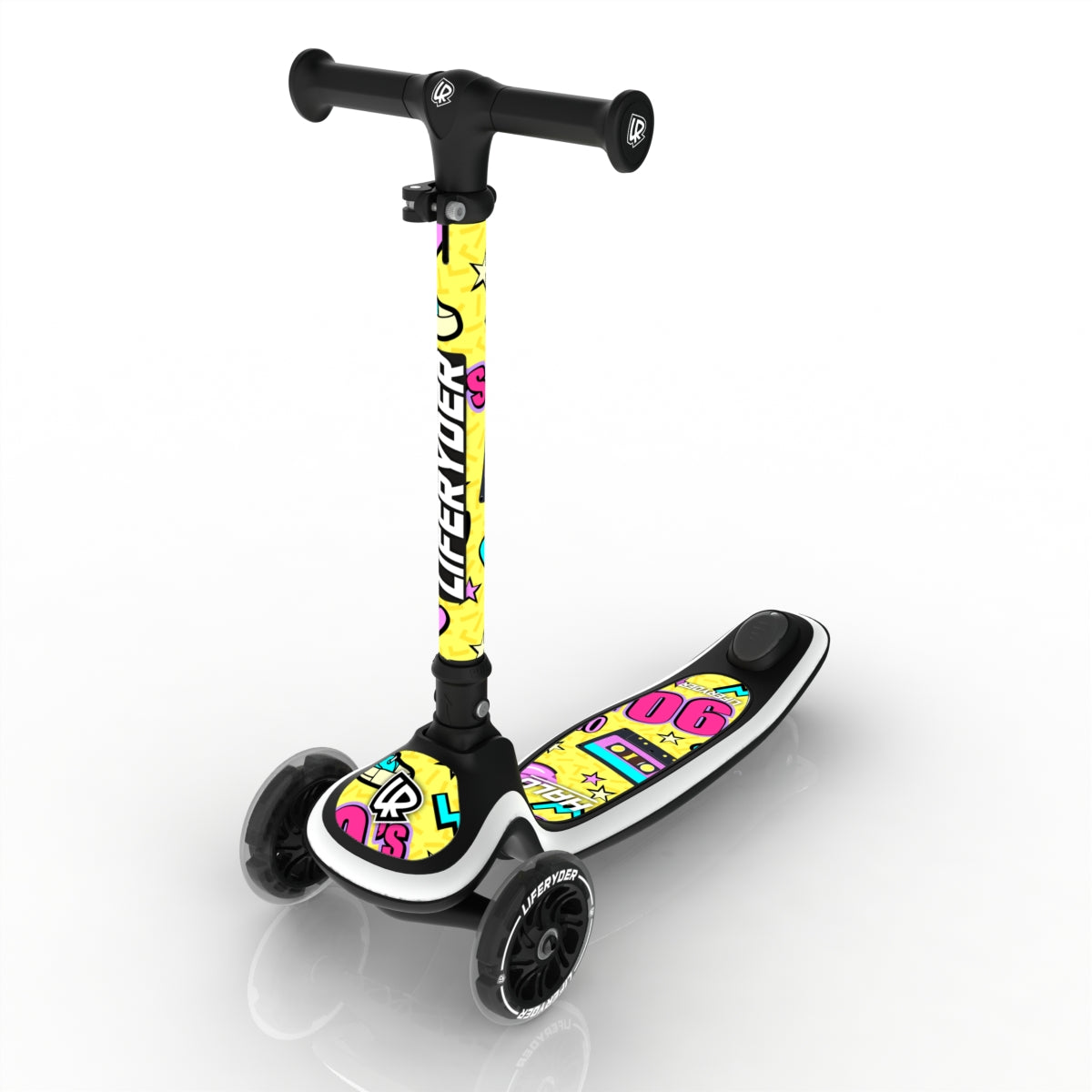 LIFERYDER QUEST 90s scooter sticker set preview