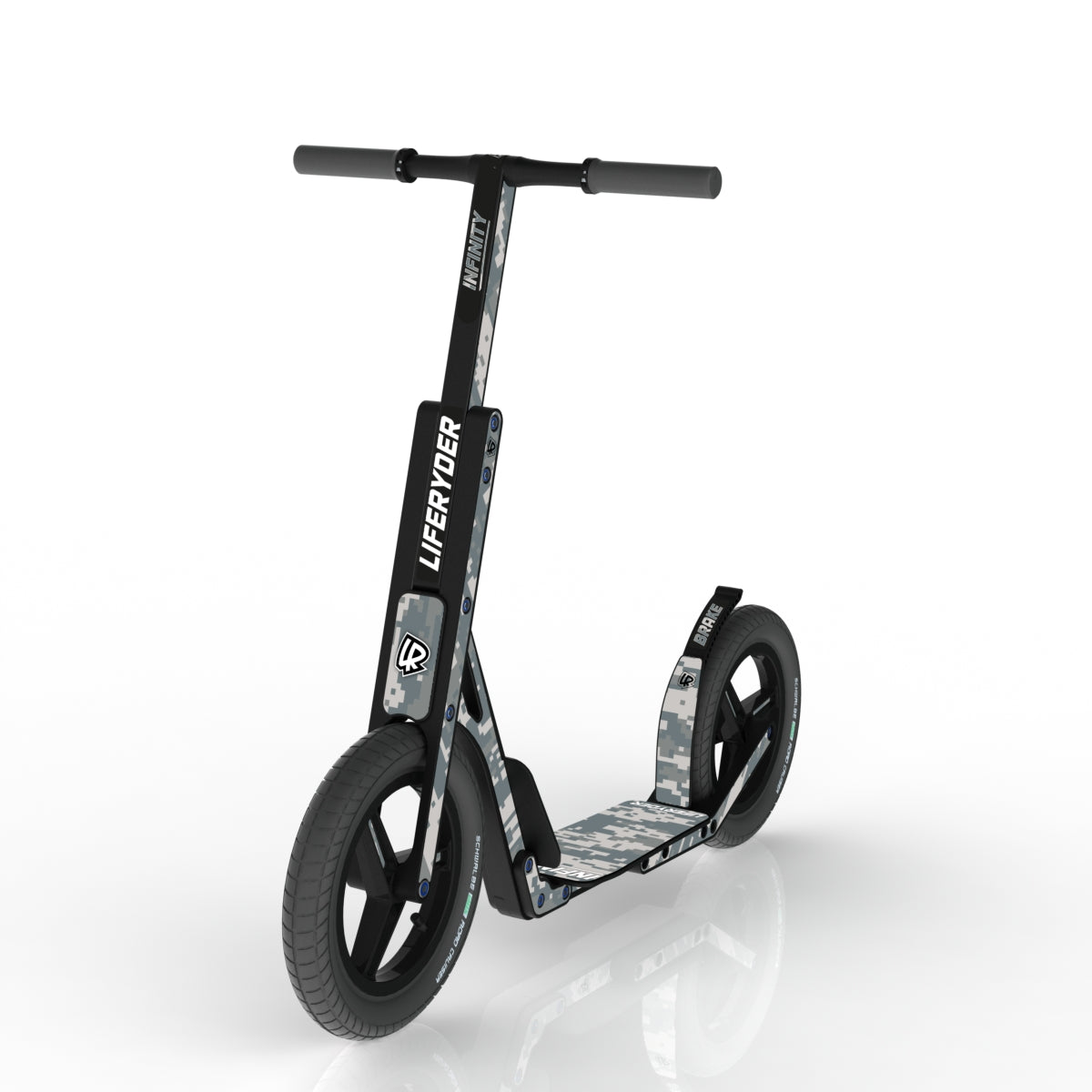 LIFERYDER HALO Digital Camo scooter sticker set preview