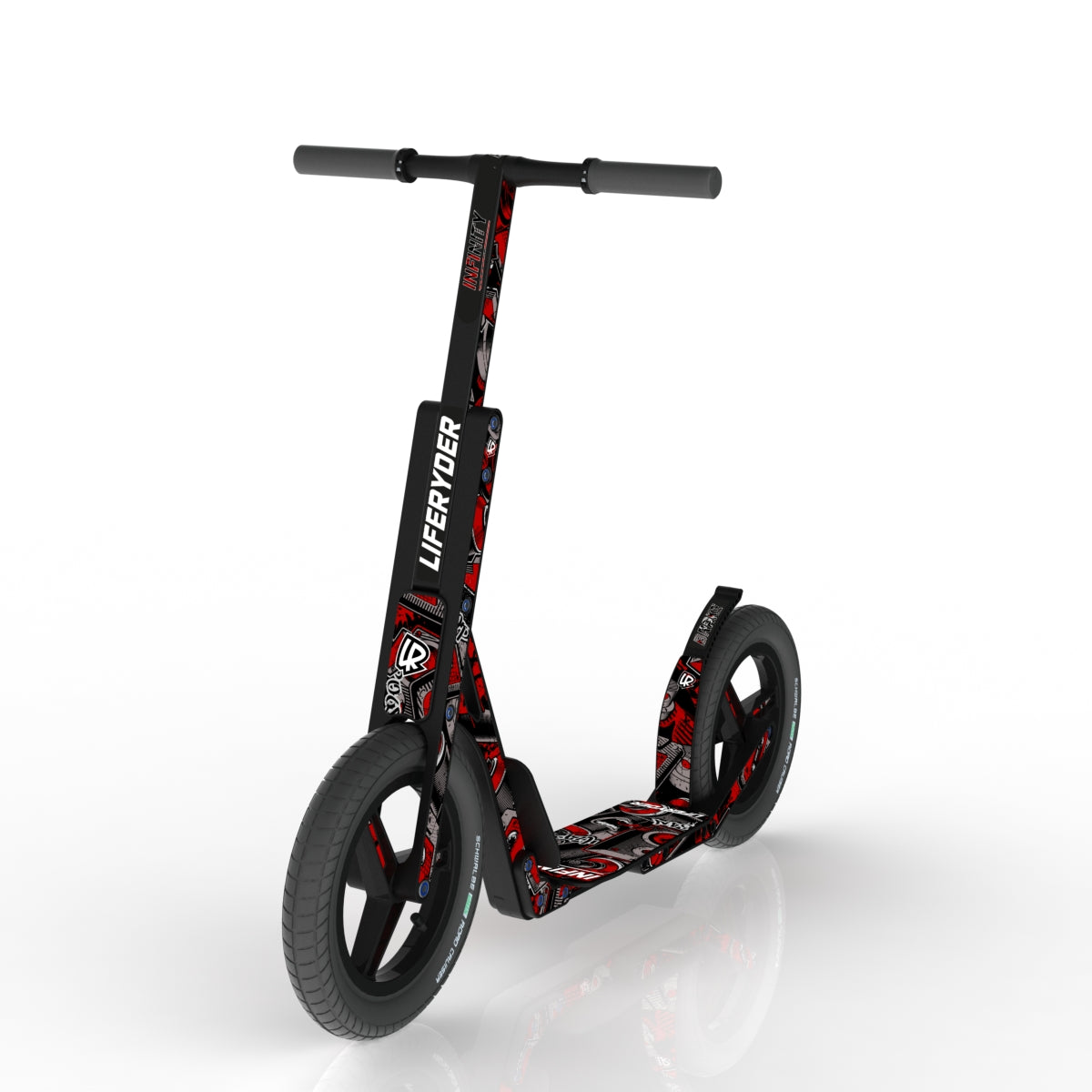 LIFERYDER INFINITY Red Mist scooter sticker set preview