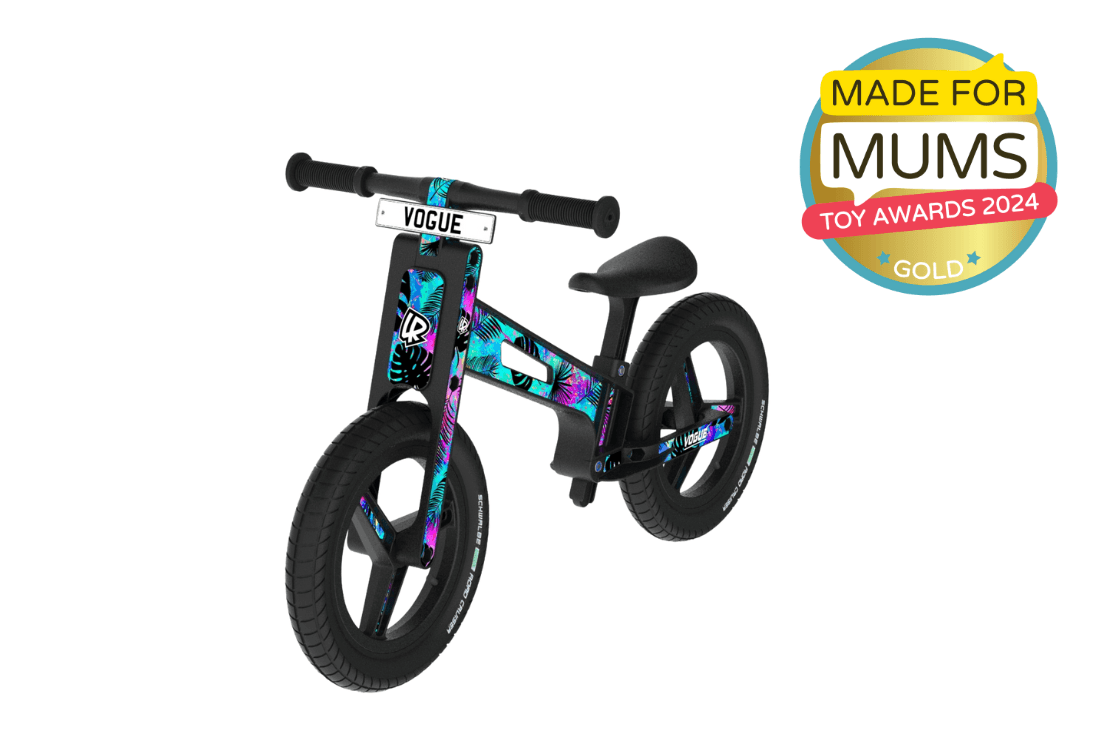 LIFERYDER VOGUE balance bike MadeForMums Toy Awards 2024 gold winner