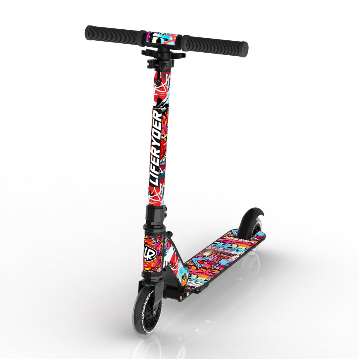 LIFERYDER QUEST Graffiti scooter sticker set preview