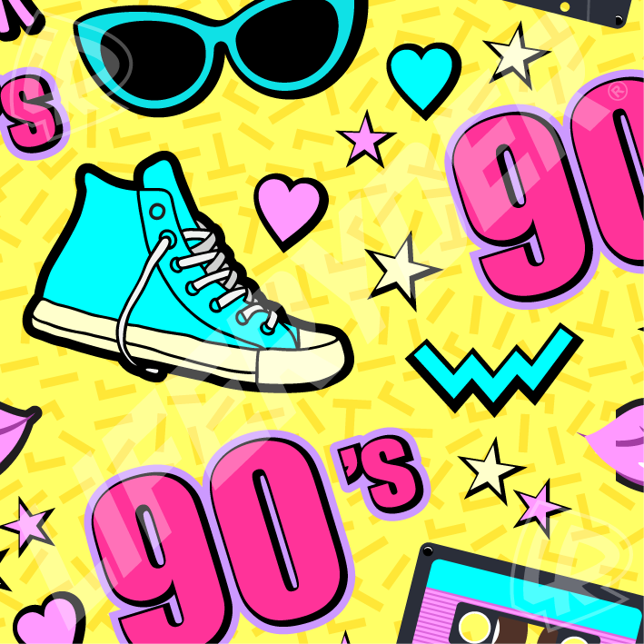 EVOLV™ 90s scooter sticker set for LIFERYDER scooters and balance bikes