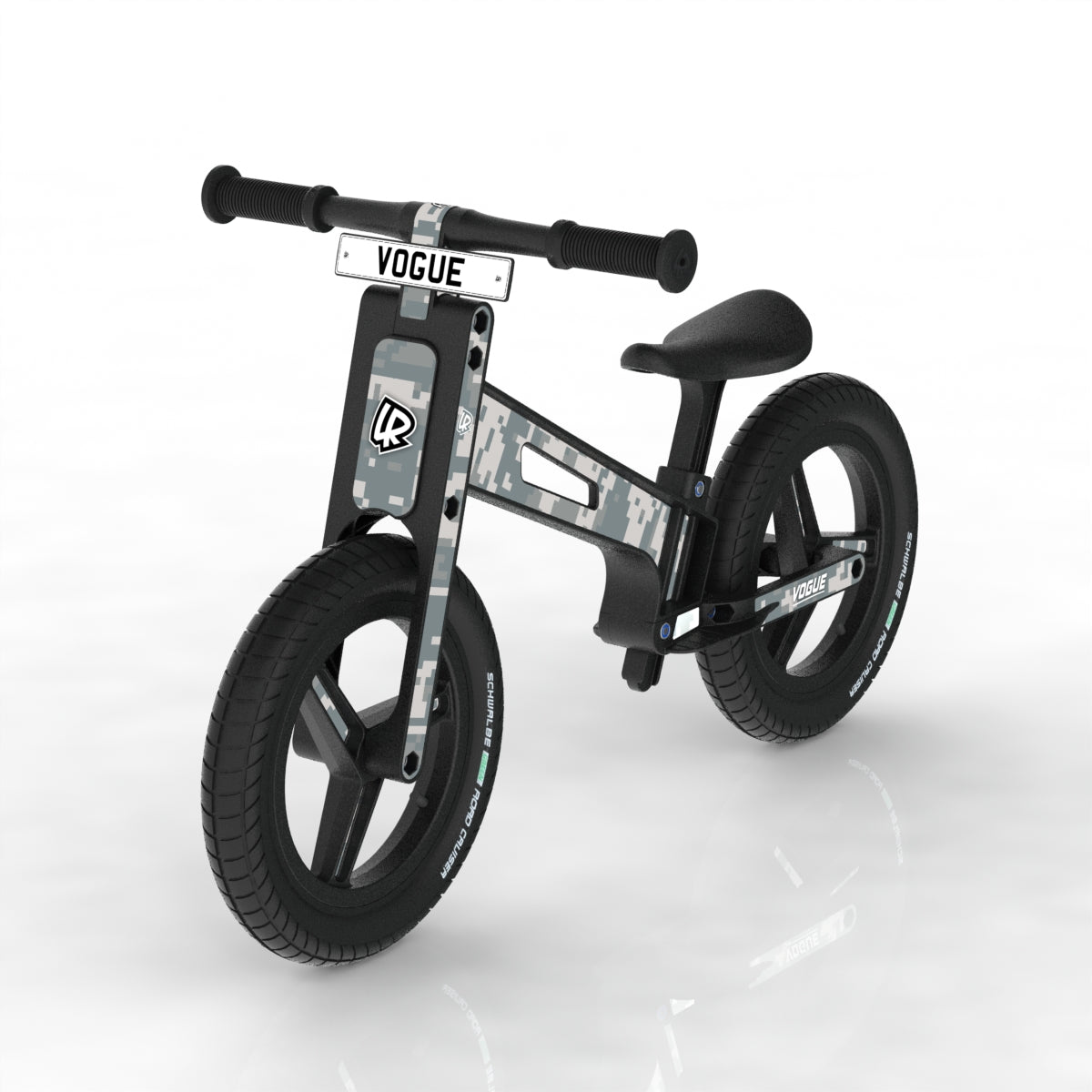 LIFERYDER VOGUE Digital Camo balance bike sticker set preview