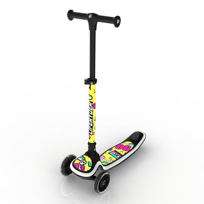 LIFERYDER HALO 90s adjustable height toddler scooter extended view