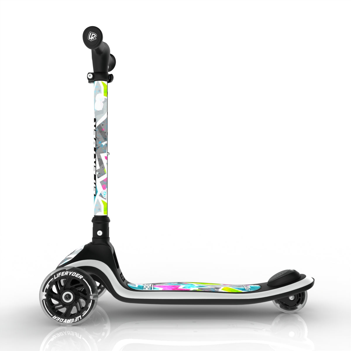 LIFERYDER HALO Citrus lean-to-steer toddler scooter side view