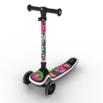 LIFERYDER HALO Flower Power scooter sticker set preview