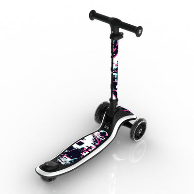 LIFERYDER HALO Glitch 3 wheel kids scooter rear view
