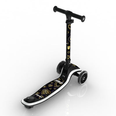 LIFERYDER HALO Hearts of Gold 3 wheel kids scooter rear view