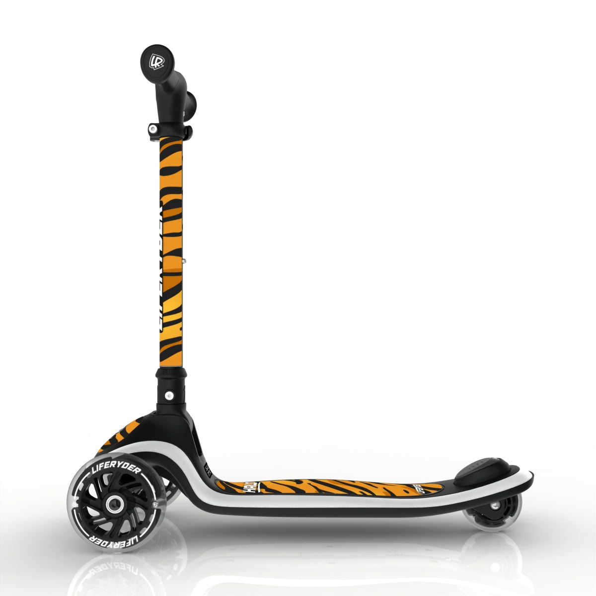 LIFERYDER HALO Hull Stripes lean-to-steer toddler scooter side view