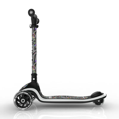 LIFERYDER HALO Moonshine lean-to-steer toddler scooter side view