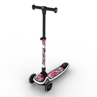 LIFERYDER HALO Popkins adjustable height toddler scooter extended view