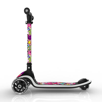LIFERYDER HALO Popkins lean-to-steer toddler scooter side view