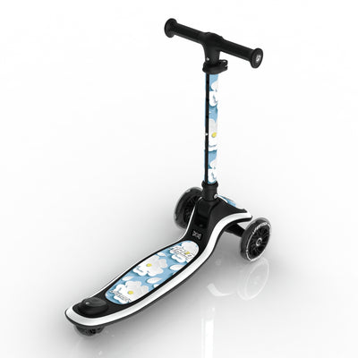 LIFERYDER HALO Sakura Clouds 3 wheel kids scooter rear view