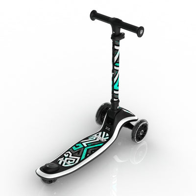 LIFERYDER HALO Spearmint Maze 3 wheel kids scooter rear view