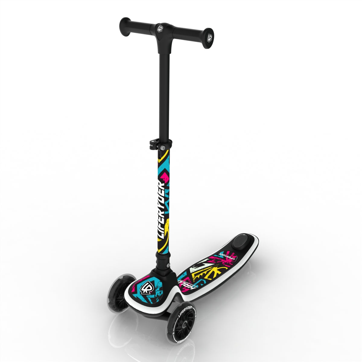 LIFERYDER HALO Street Attack adjustable height toddler scooter extended view