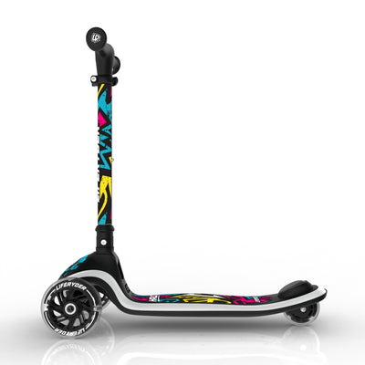 LIFERYDER HALO Street Attack lean-to-steer toddler scooter side view