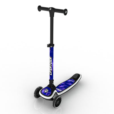 LIFERYDER HALO Ultraviolet adjustable height toddler scooter extended view