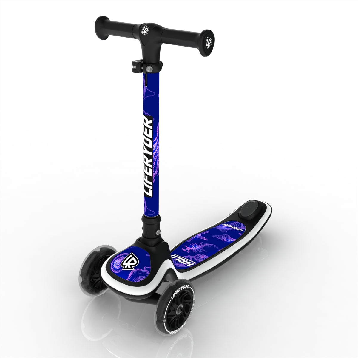 LIFERYDER HALO Ultraviolet scooter sticker set preview