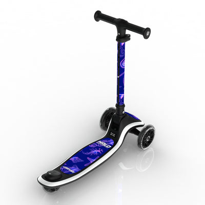 LIFERYDER HALO Ultraviolet 3 wheel kids scooter rear view
