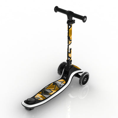 LIFERYDER HALO 24ct Gold 3 wheel kids scooter rear view