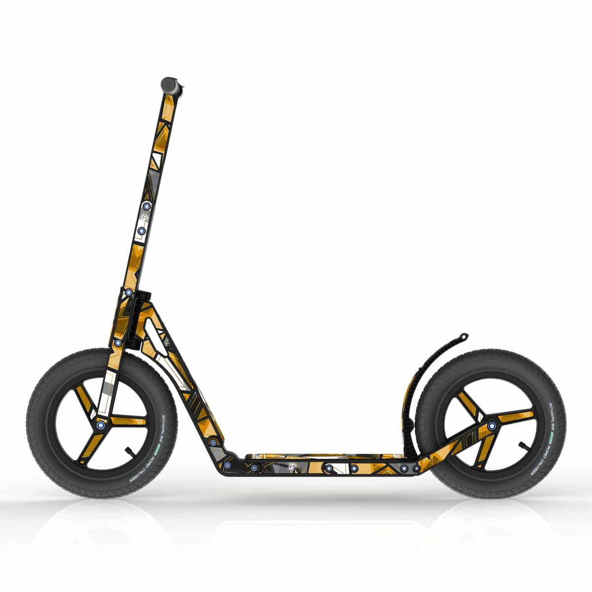 yunn⭐︎kids LIFE  ZDR-850R INFINITY 24ct Gold Big Wheel Scooter for Kids – LIFERYDER.UK