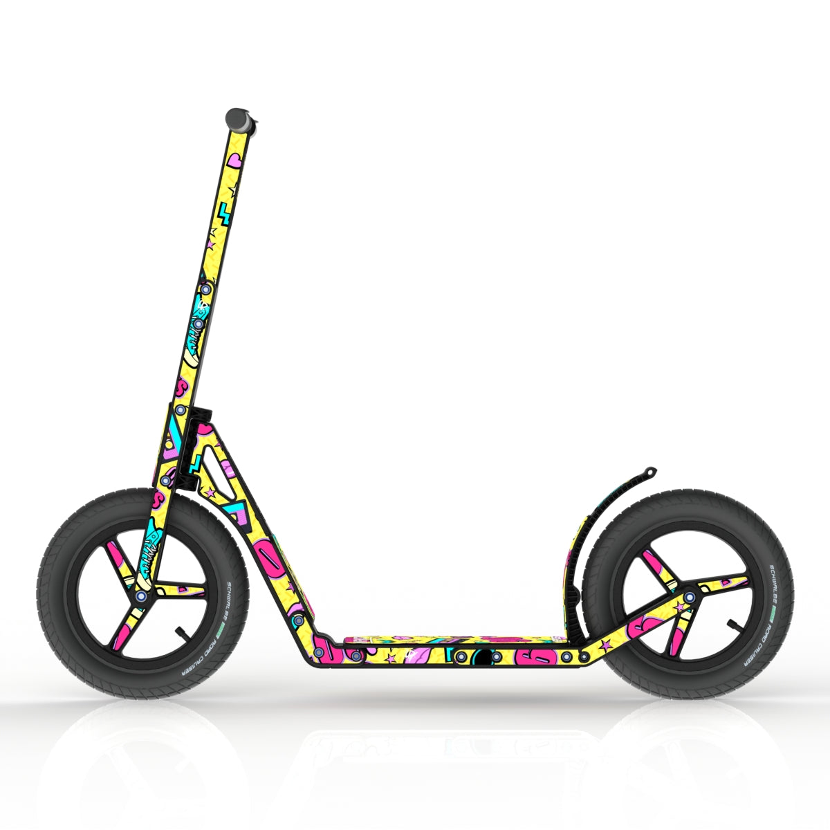 LIFERYDER INFINITY 90s all-terrain kids scooter side view