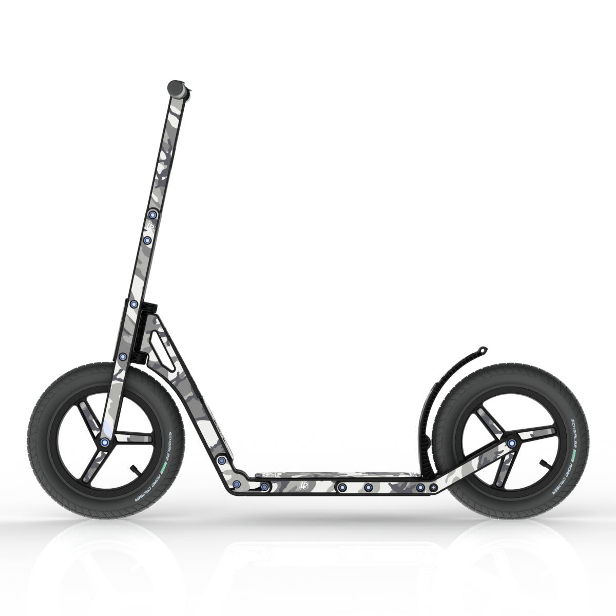 LIFERYDER INFINITY Arctic Camo all-terrain kids scooter side view