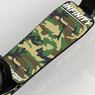 LIFERYDER INFINITY Army Camo wide scooter deck deck detail