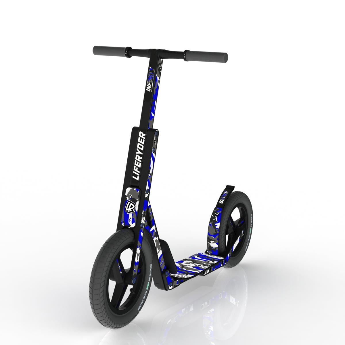 LIFERYDER INFINITY Blue Storm scooter sticker set preview