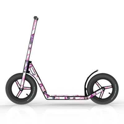 LIFERYDER INFINITY Butterflies all-terrain kids scooter side view