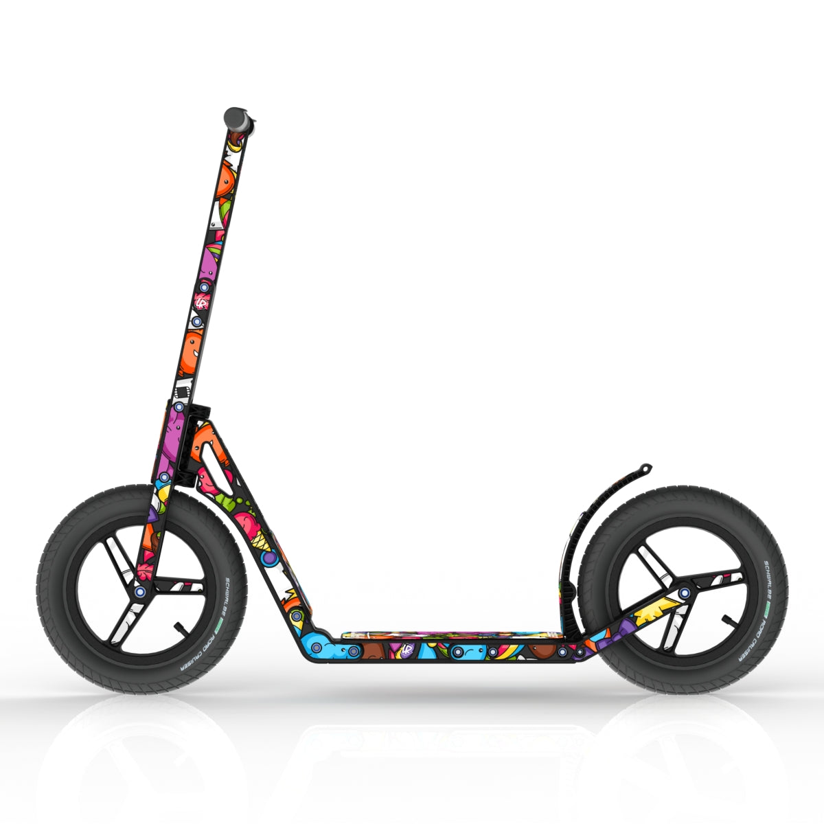 LIFERYDER INFINITY Carnival Cats all-terrain kids scooter side view