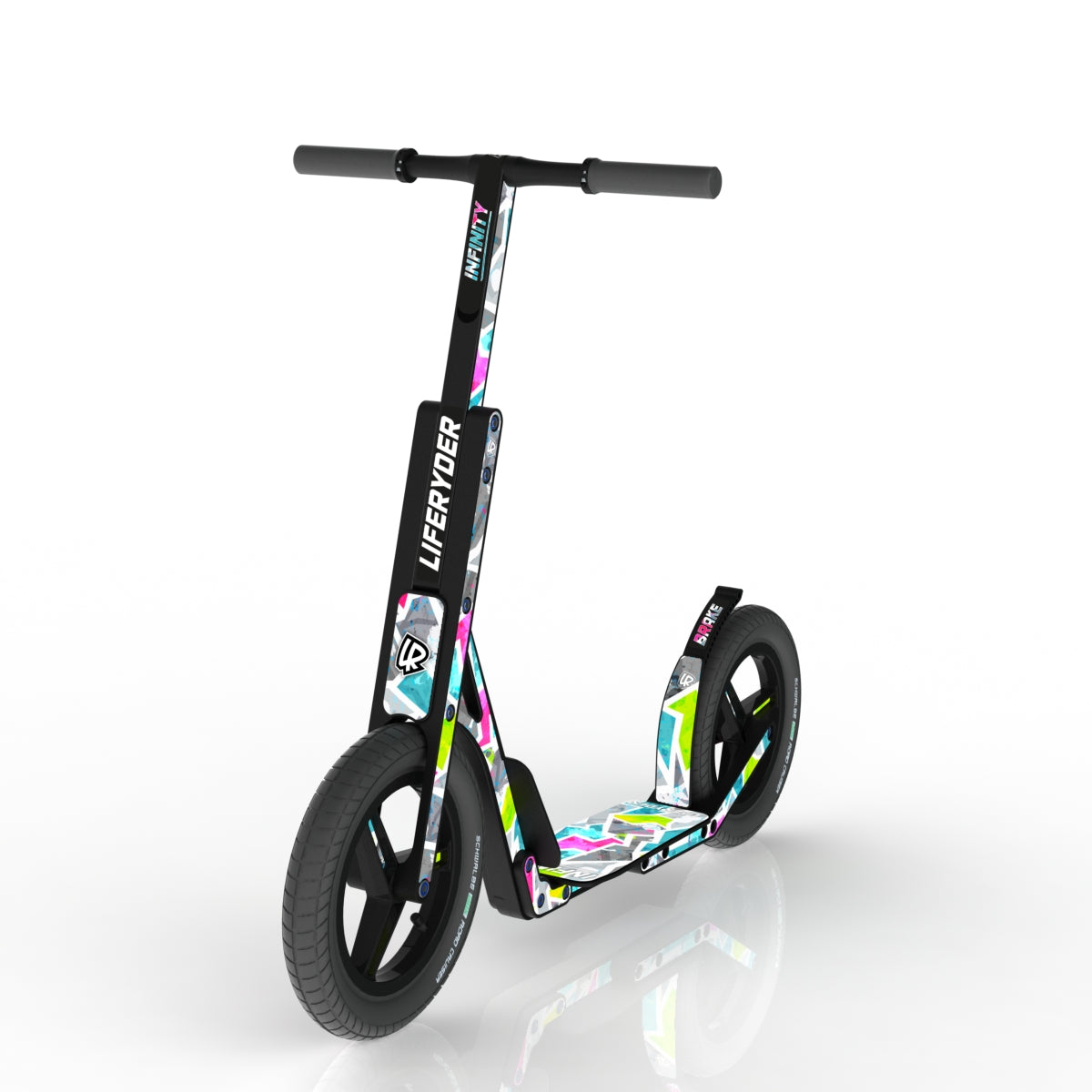 LIFERYDER INFINITY Citrus scooter sticker set preview