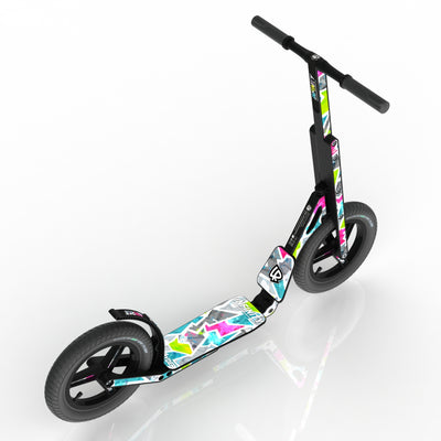 LIFERYDER INFINITY Citrus 12 inch air tyre scooter top view