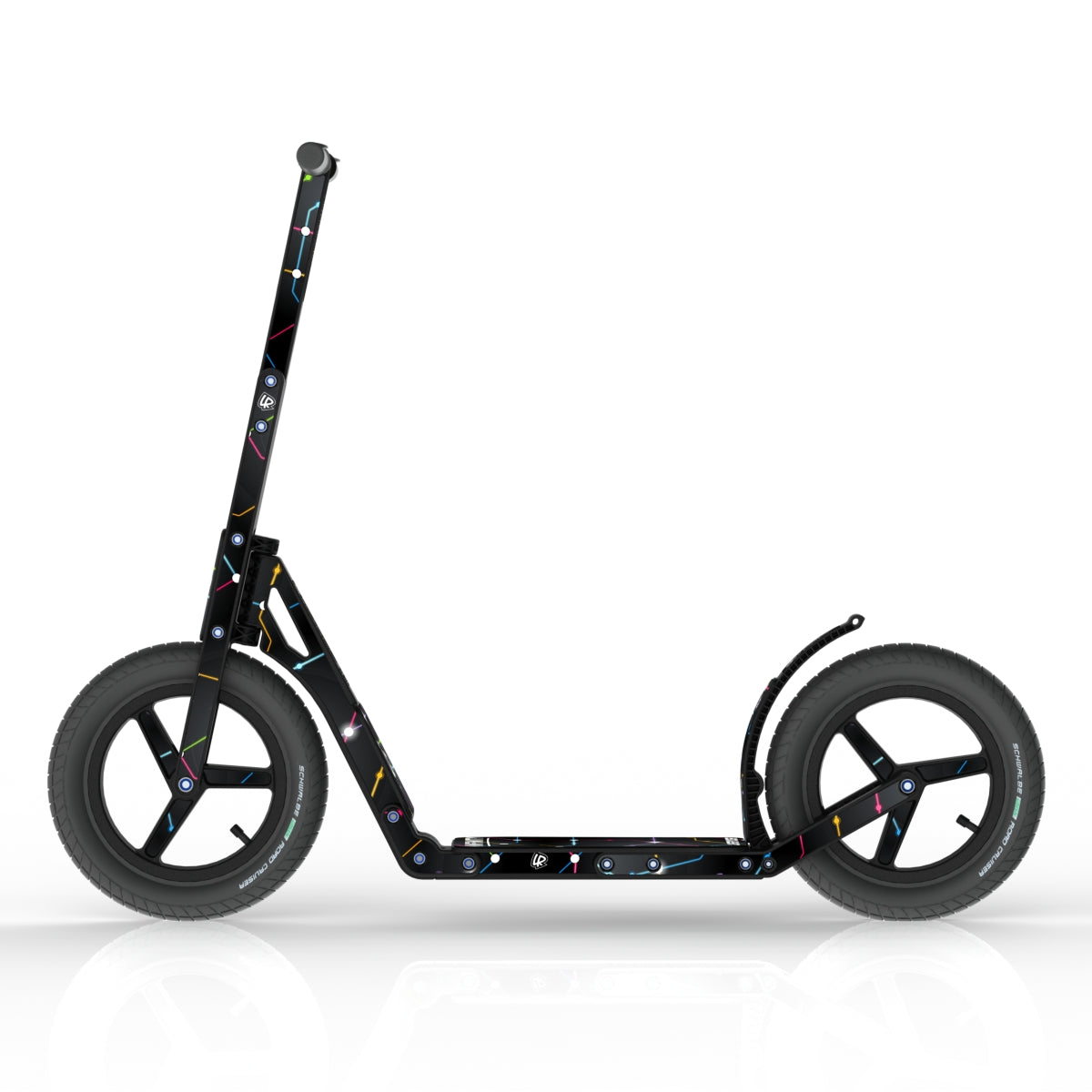 LIFERYDER INFINITY Cyber Metro all-terrain kids scooter side view