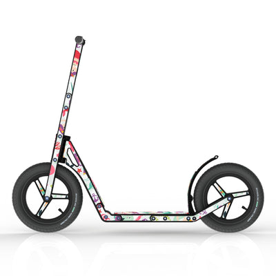 LIFERYDER INFINITY Mermaids & Dolphins all-terrain kids scooter side view