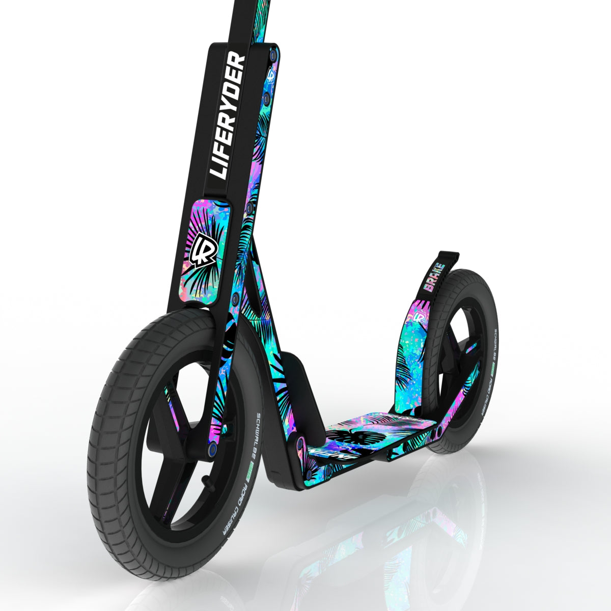INFINITY Neon Palm Big Wheel Scooter for Kids – LIFERYDER.UK