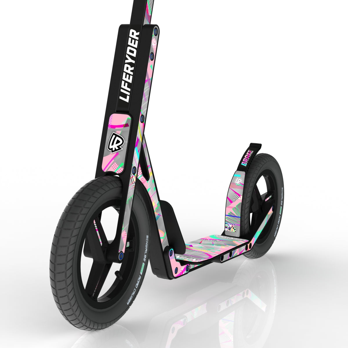 LIFERYDER INFINITY Pink Glitch EVOLV graphics graphic detail