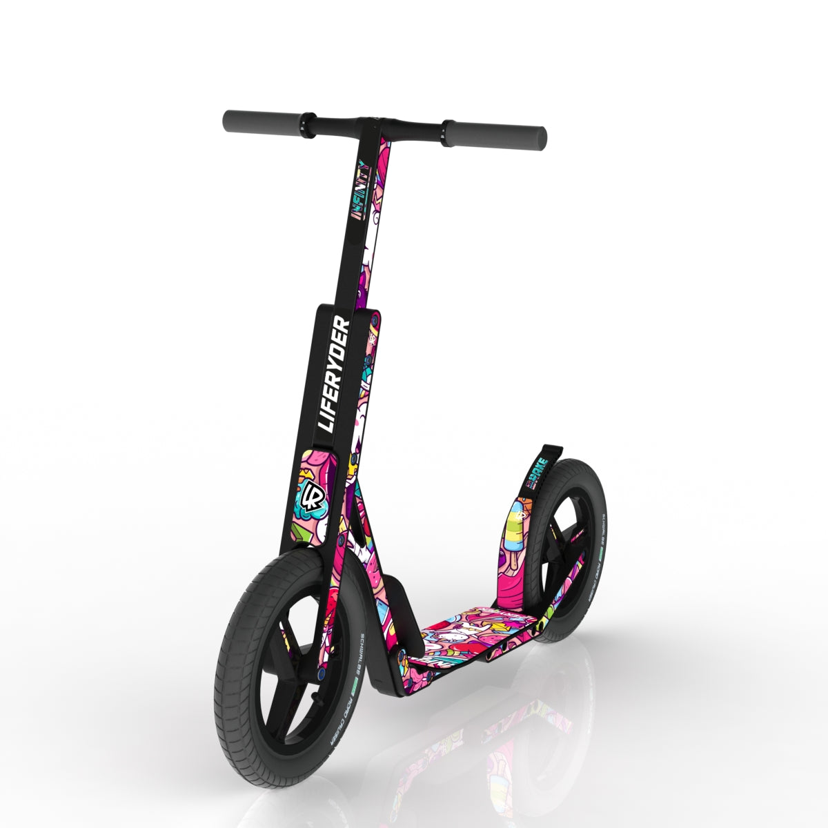 INFINITY Popkins Big Wheel Scooter for Kids – LIFERYDER.UK