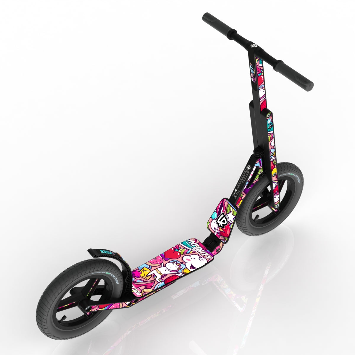 LIFERYDER INFINITY Popkins 12 inch air tyre scooter top view