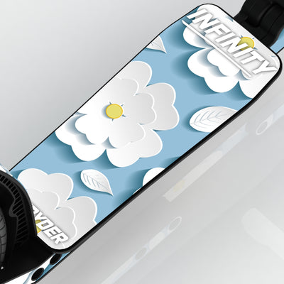 LIFERYDER INFINITY Sakura Clouds wide scooter deck deck detail