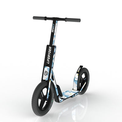 LIFERYDER INFINITY Sakura Clouds scooter sticker set preview