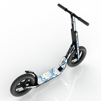 LIFERYDER INFINITY Sakura Clouds 12 inch air tyre scooter top view