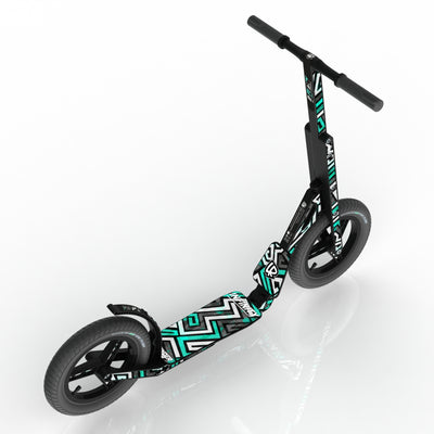 LIFERYDER INFINITY Spearmint Maze 12 inch air tyre scooter top view