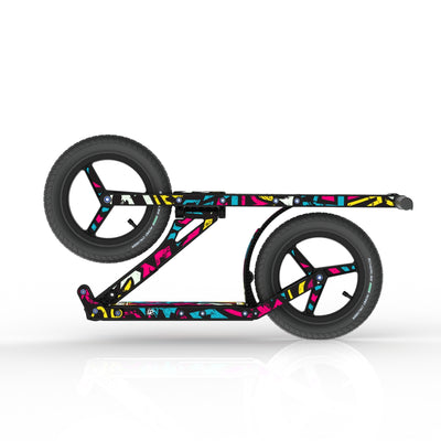 LIFERYDER INFINITY Street Attack collapsible big wheel scooter folded view