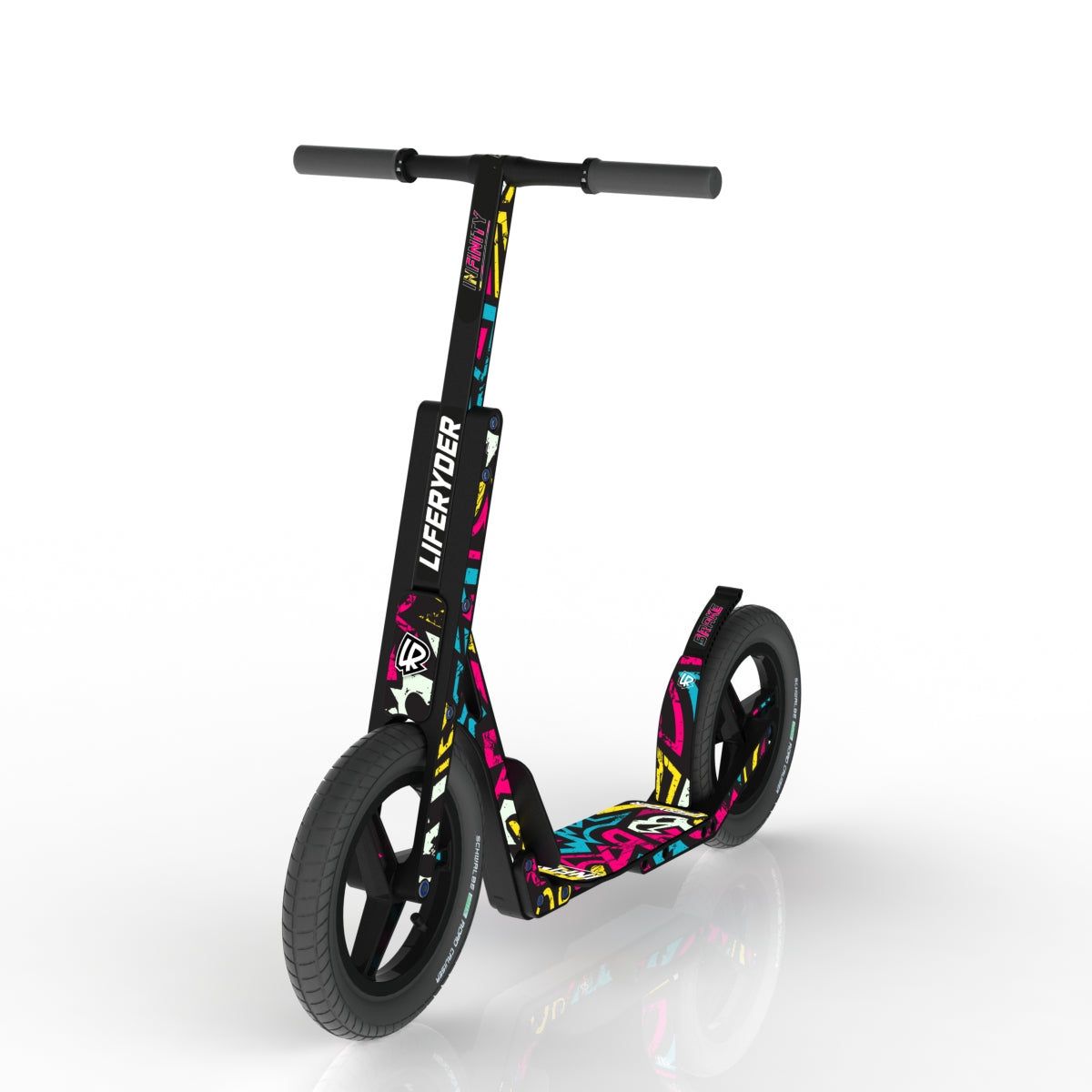 LIFERYDER INFINITY Street Attack scooter sticker set preview