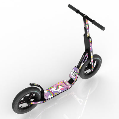 LIFERYDER INFINITY Unicorn 12 inch air tyre scooter top view