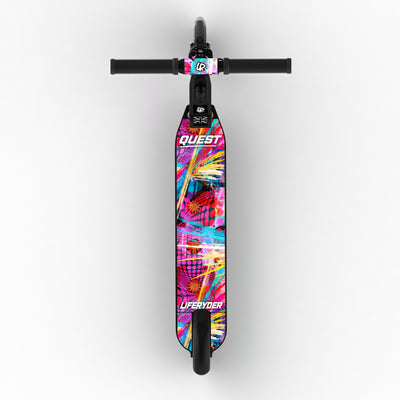 LIFERYDER QUEST Blast adjustable height 2 wheel scooter extended view