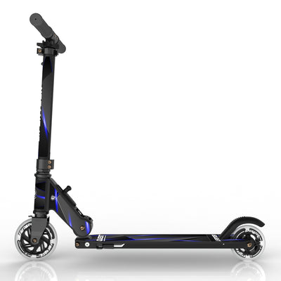 LIFERYDER QUEST Blue Stealth small wheel scooter side view