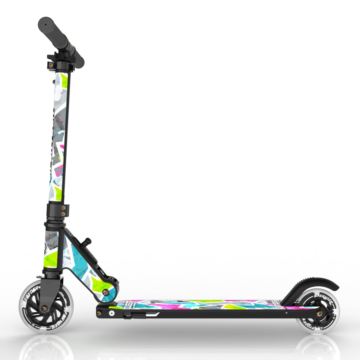 LIFERYDER QUEST Citrus small wheel scooter side view