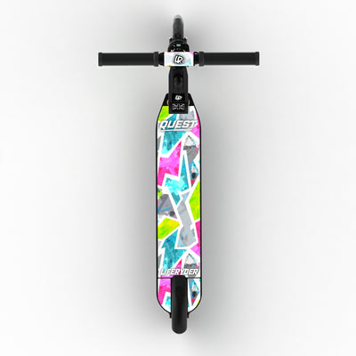 LIFERYDER QUEST Citrus adjustable height 2 wheel scooter extended view